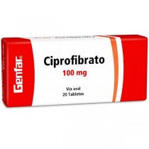 CIPROFIBRATO 100 MG 20 TBS...