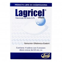 LAGRICEL OFTENO SOLUCION 10 ML