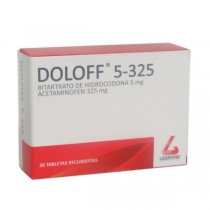 DOLOFF 5-325 30 TABLETAS (3%+)