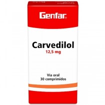 CARVEDILOL 12.5 MG 30 TBS...