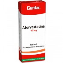 ATORVASTATINA 40 MG 10...