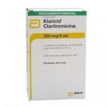 KLARICID 250 MG SUSP. 50...