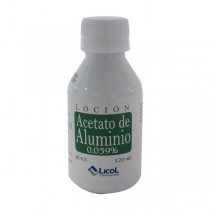 ACETATO DE ALUMINIO 120 ML LC