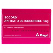 ISOCORD SUBLING 5 MG 20...
