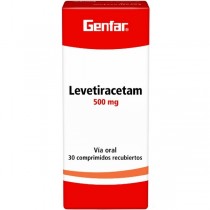 LEVETIRACETAM 500 MG 30 TBS...