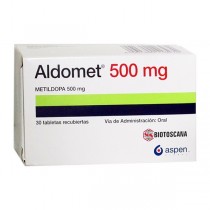 ALDOMET 500 MG 30 TABLETAS